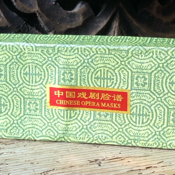 NEW Set of 6 Chinese Peking Opera Painted Ceramic Face Masks Collectible Decor - Picture 5 of 15